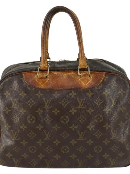 LOUIS VUITTON Monogram Deauville Hand Bag M47270 LV Auth ka1385 - Picture 3 of 16